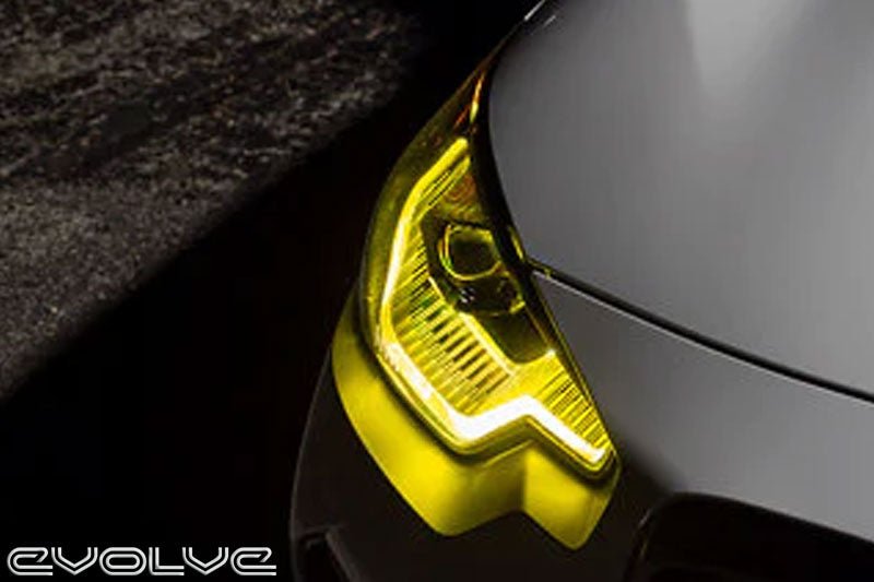 Motorsport+ CSL Yellow Daytime Running Light LED Module Set - BMW G87 M2 | G42 2 Series - Evolve Automotive